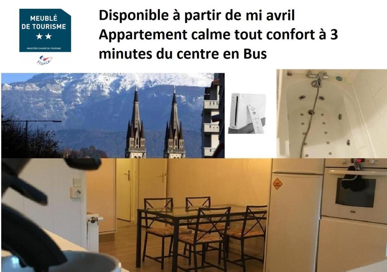 Appart Chartreux Baignoire Massante ,A 3 Minutes Du Centre En Bus! 2 Etoiles Atout France Voiron Exteriör bild